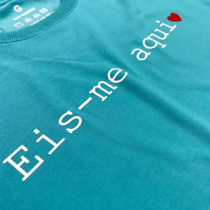 Camiseta Feminina Preta Eis-me aqui - Imagem 8