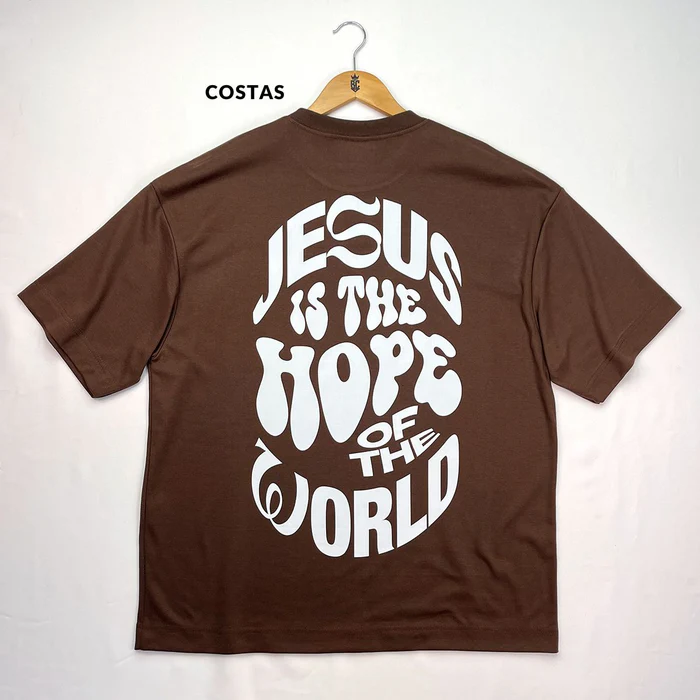Oversized Preta Full Jesus Is The Hope - Imagem 8