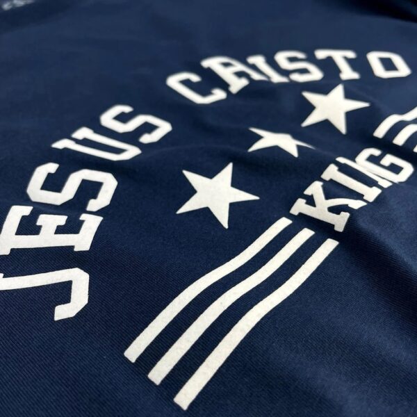 Camiseta Masculina preta Jesus Cristo King