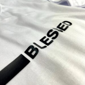 Camiseta Masculina Branca Blessed - Imagem 2