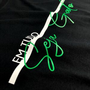 Camiseta Masculina Preta Seja grato - Imagem 2