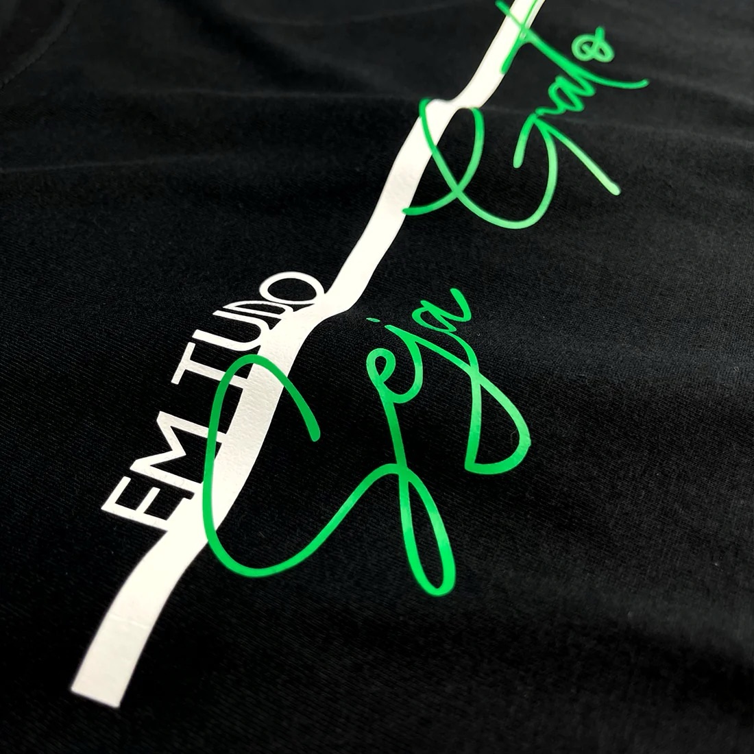 Camiseta Masculina Preta Seja grato - Imagem 2