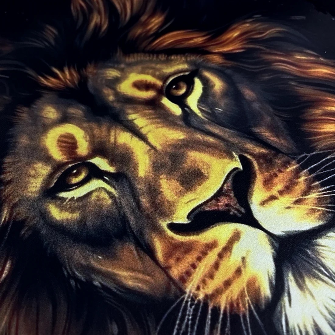 Camiseta Masculina Preta Leão Dourado - Imagem 2