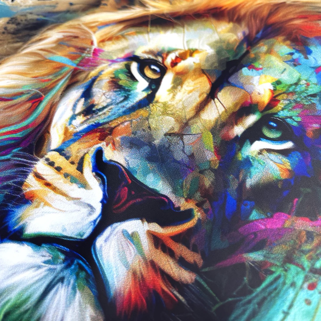 Camiseta Masculina Preta Leão - Imagem 2