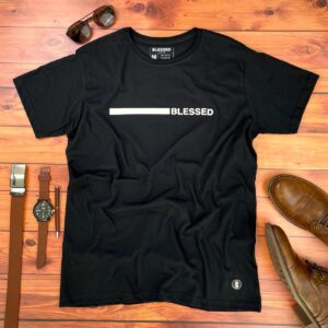 Camiseta Masculina Branca Blessed - Imagem 3