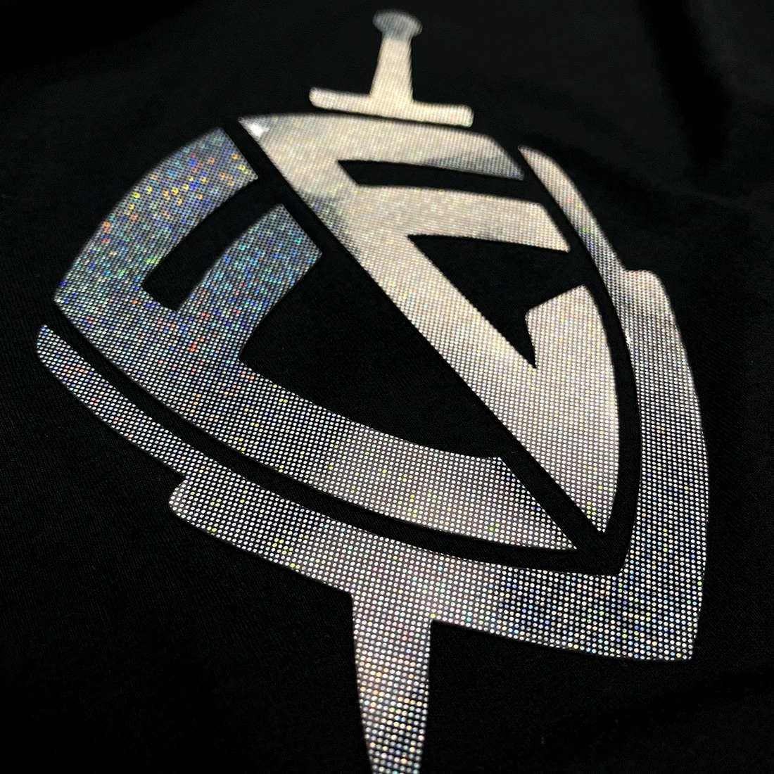 Camiseta Masculina Preta Escudo Fé - Imagem 2