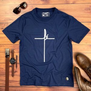 Camiseta Masculina Preta Fé - Imagem 4