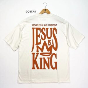 Oversized Off White Full Jesus Is King Coroa - Imagem 3
