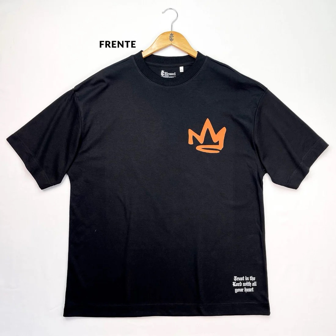Oversized Off White Full Jesus Is King Coroa - Imagem 5
