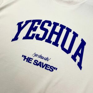 Oversized Off White Yeshua He Saves - Imagem 1