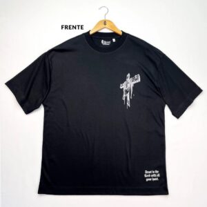Oversized Preta Full Cruz Foi Por Você!