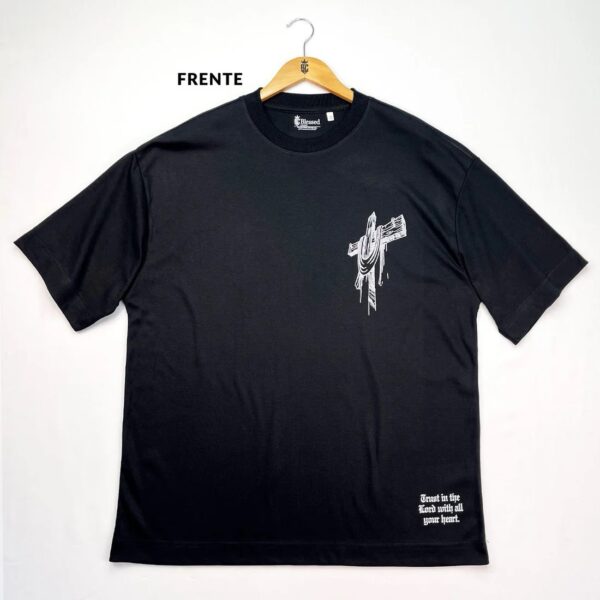 Oversized Preta Full Cruz Foi Por Você!