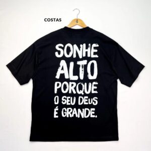 Oversized Preta Full Sonhe Alto
