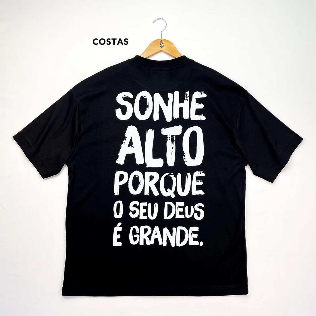 Oversized Preta Full Sonhe Alto - Imagem 1