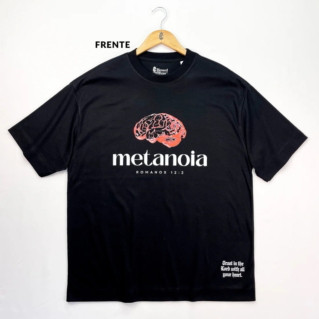 Oversized Preta Metanoia - Imagem 1
