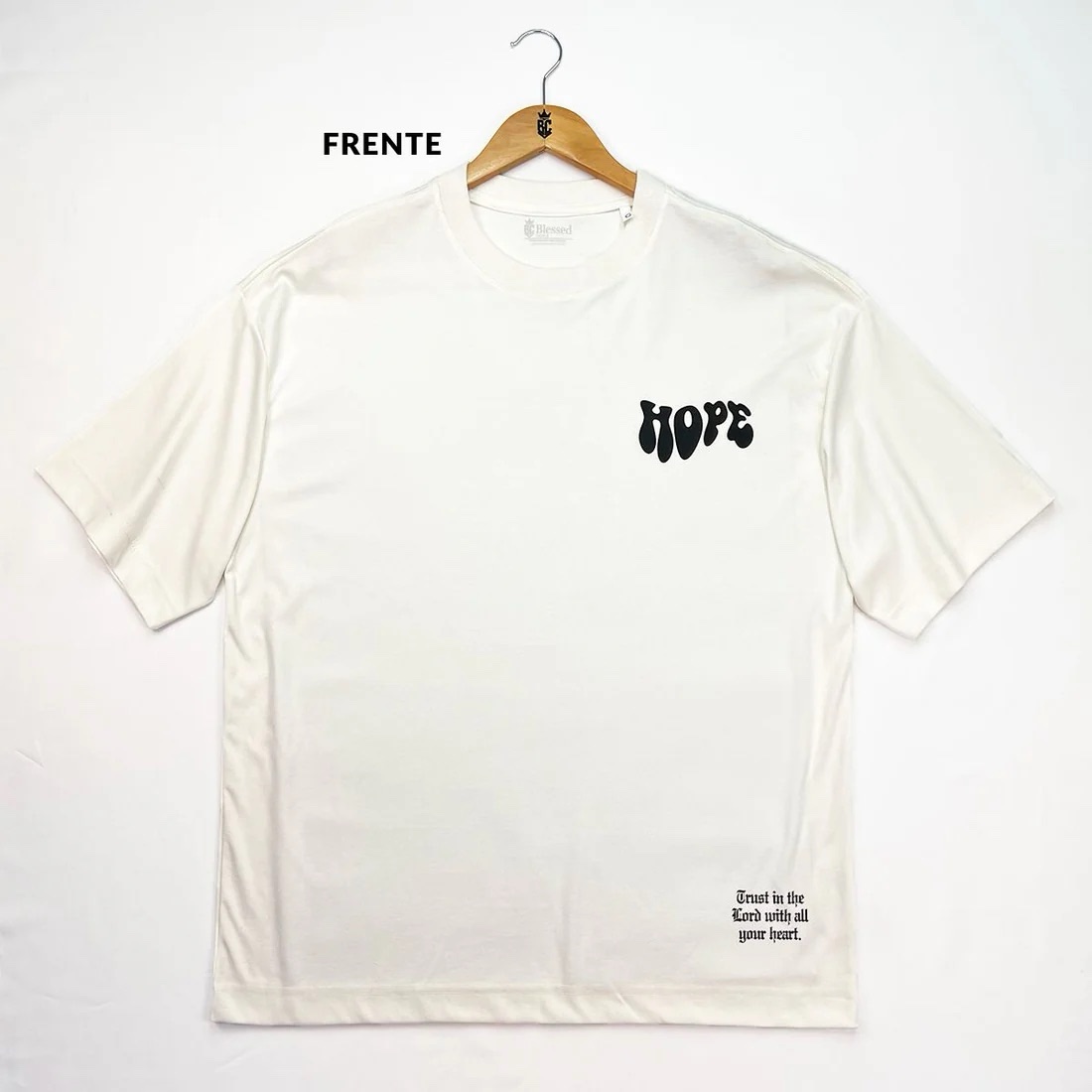 Oversized Preta Full Jesus Is The Hope - Imagem 6
