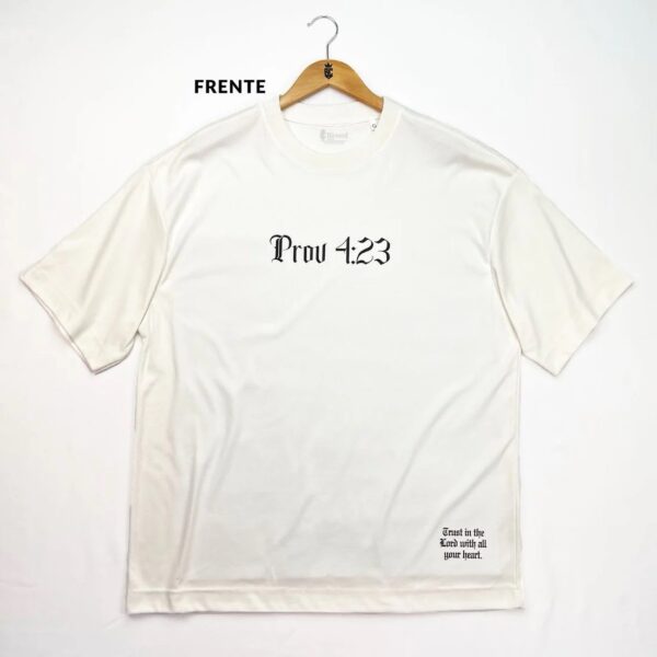 Oversized Preta Full Guarda Teu Coração Prov 4:23