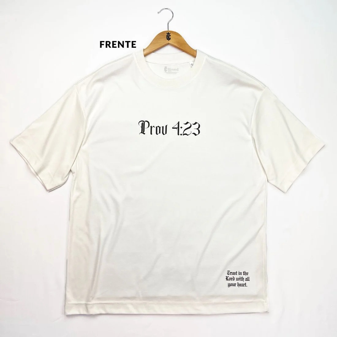 Oversized Preta Full Guarda Teu Coração Prov 4:23 - Imagem 4