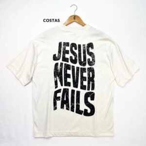 Oversized Off White Full Jesus Never Fails - Imagem 2