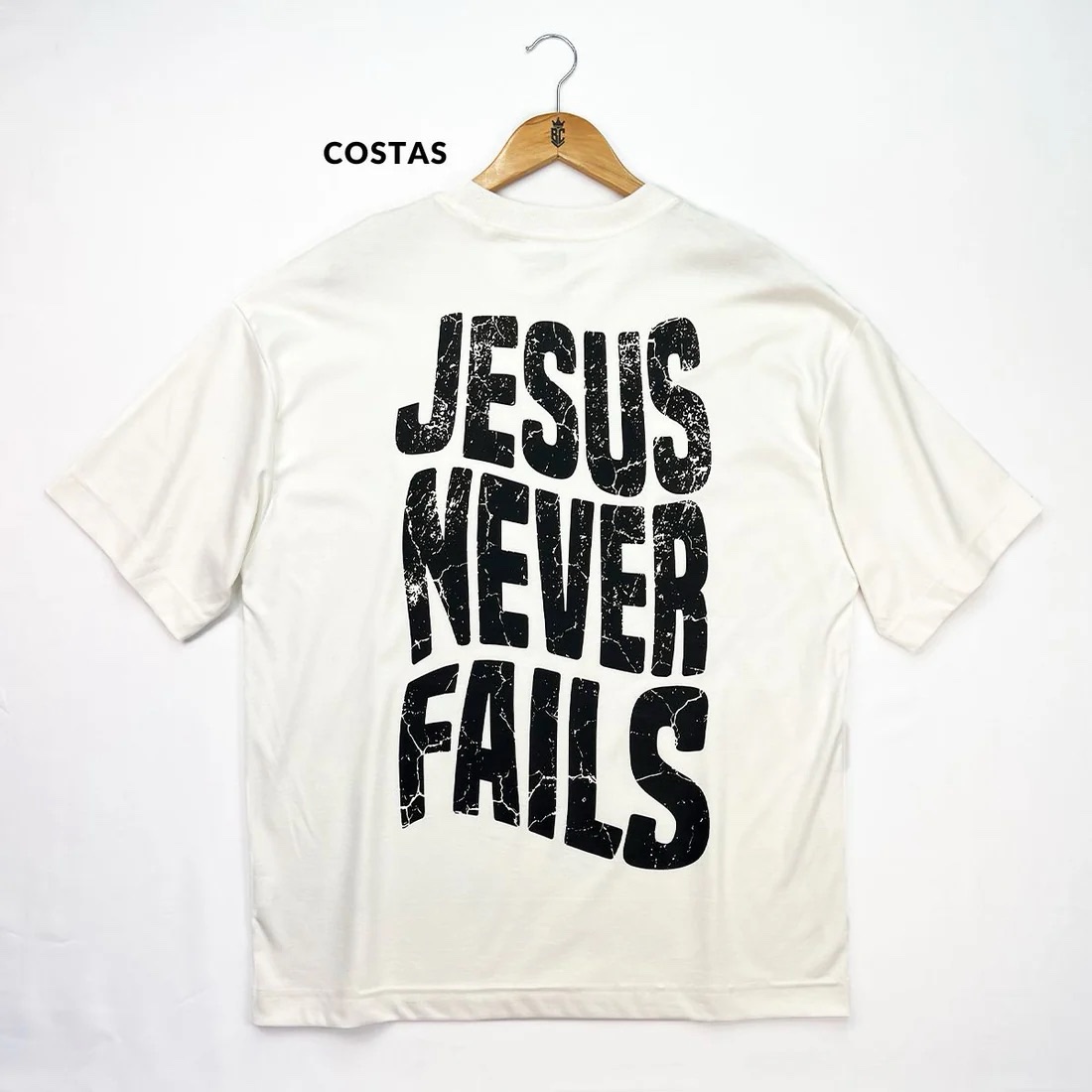Oversized Off White Full Jesus Never Fails - Imagem 2