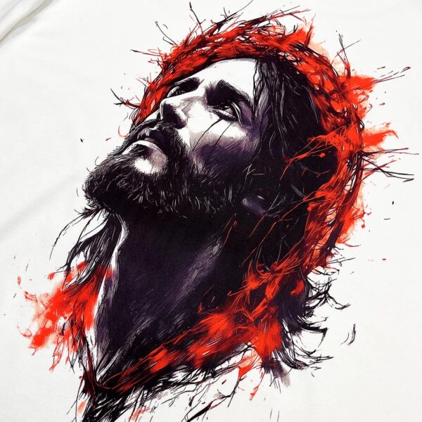 Oversized Off White Full Jesus Chorou