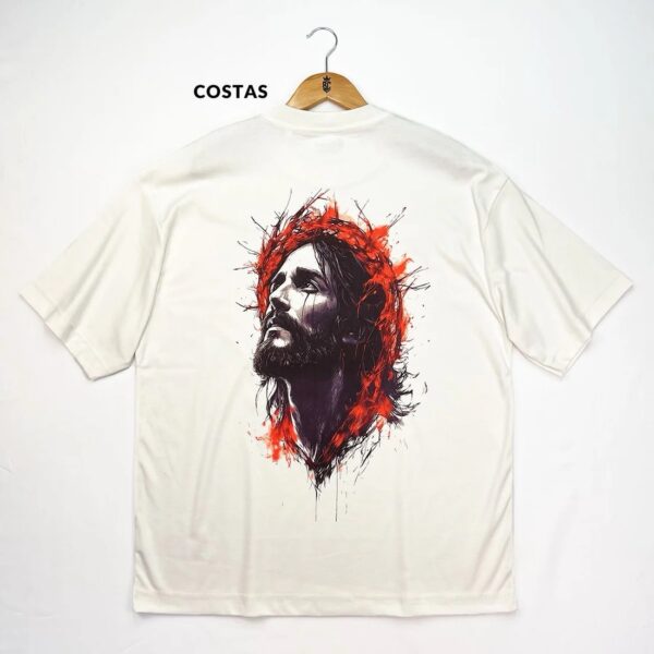 Oversized Off White Full Jesus Chorou
