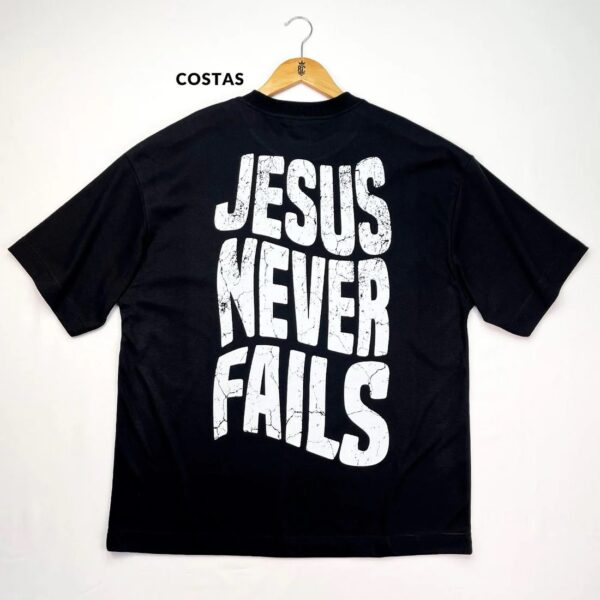 Oversized Off White Full Jesus Never Fails