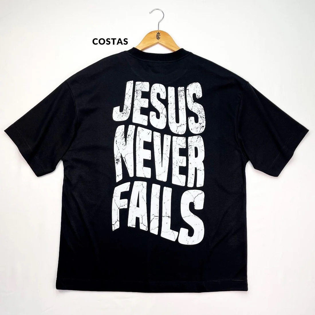 Oversized Off White Full Jesus Never Fails - Imagem 5