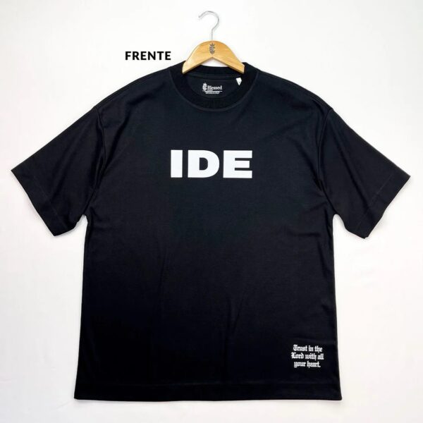 Oversized Preta Full IDE Por Todo Mundo E Pregai O Evangelho