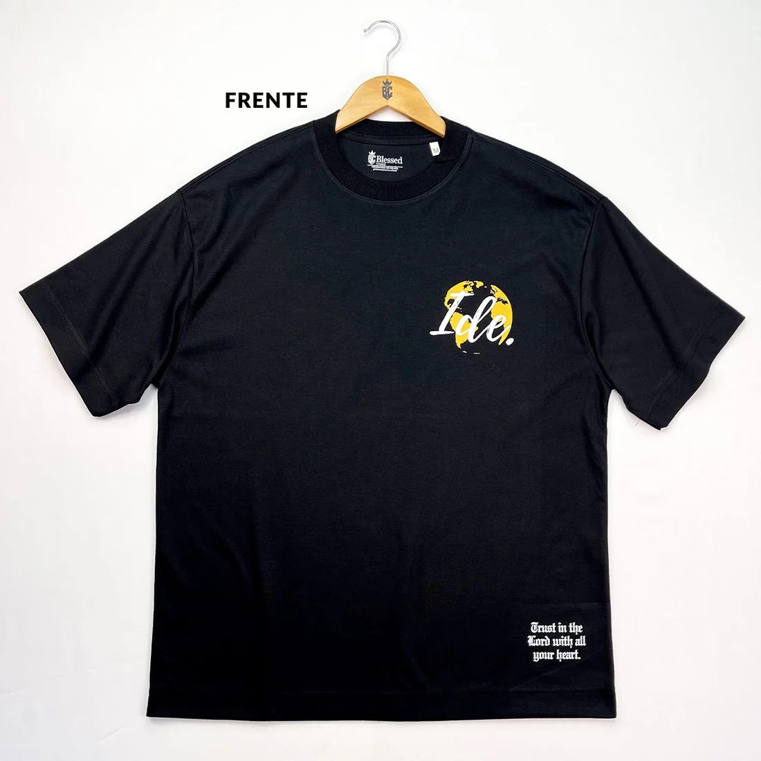 Oversized Preta Full Ide. - Imagem 1