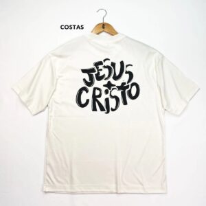 Oversized Preta Full Jesus Cristo Grafite - Imagem 5