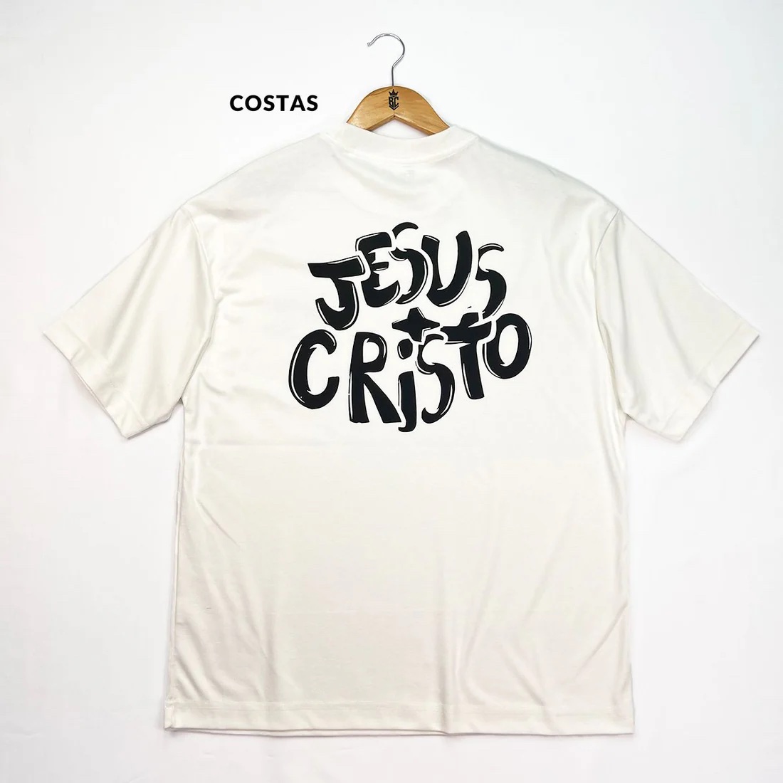 Oversized Preta Full Jesus Cristo Grafite - Imagem 5