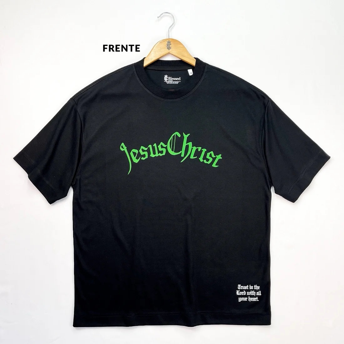 Oversized Preta Jesus Christ - Imagem 1