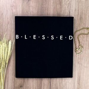 Camiseta Feminina Preta B.L.E.S.S.E.D - Imagem 2