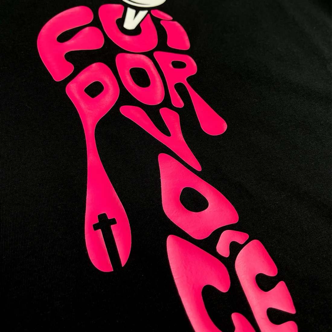 Camiseta Feminina Preta Foi Por Você - Imagem 3