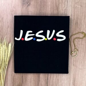 Camiseta Feminina Preta J.E.S.U.S - Imagem 2