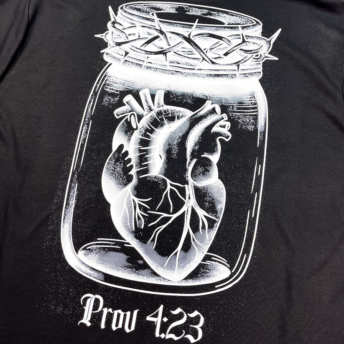 Oversized Preta Full Guarda Teu Coração Prov 4:23 - Imagem 3