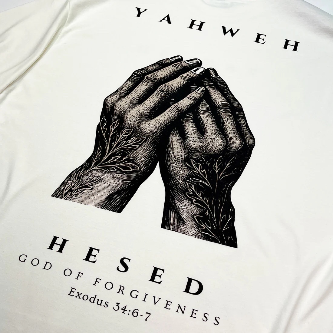 Oversized Off White Full Yahweh Hesed - Imagem 4