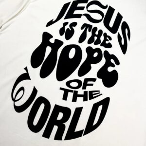 Oversized Preta Full Jesus Is The Hope - Imagem 4