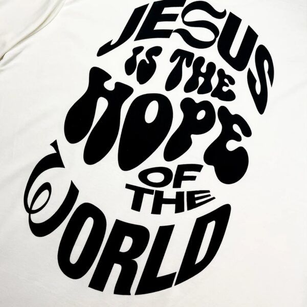 Oversized Preta Full Jesus Is The Hope