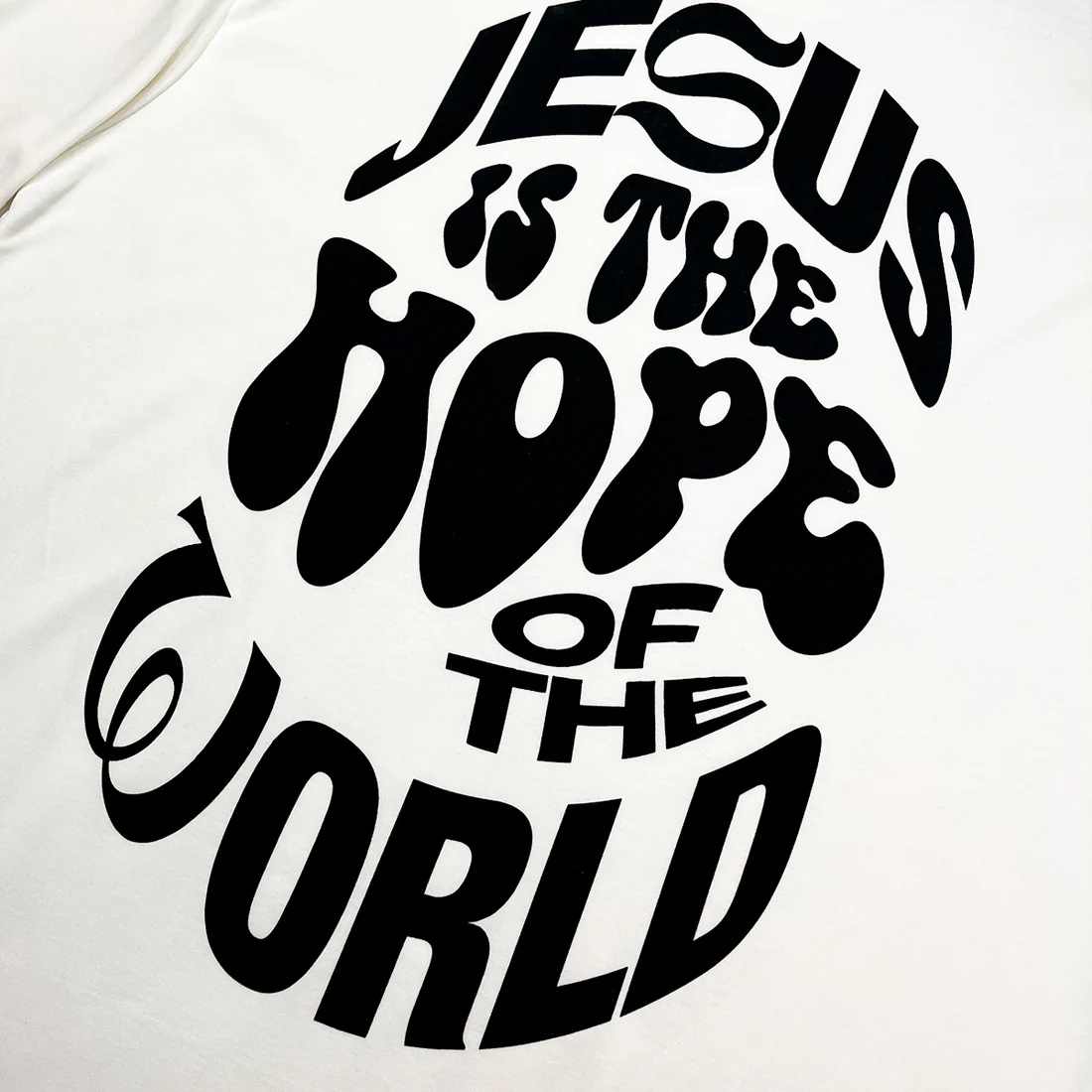 Oversized Preta Full Jesus Is The Hope - Imagem 4