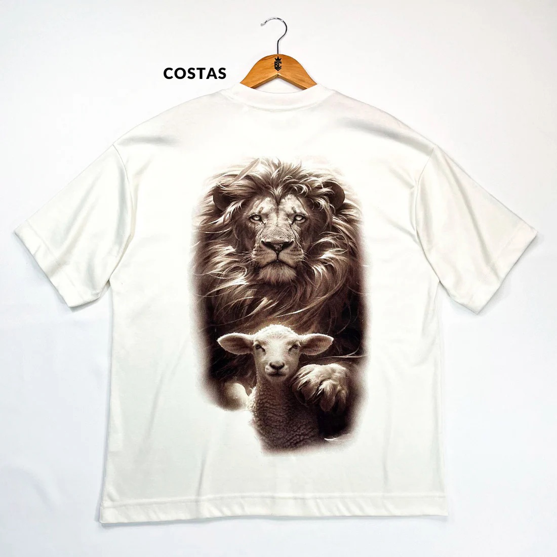 Oversized Off White Full Cordeiro E Leão - Imagem 2