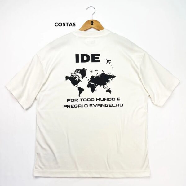 Oversized Preta Full IDE Por Todo Mundo E Pregai O Evangelho