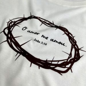 Camiseta Feminina Off White O Amor Me Amou - Imagem 2