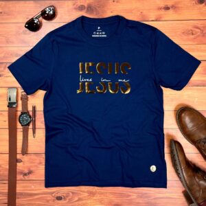 Camiseta Masculina Off White Jesus Lives In Me - Imagem 5