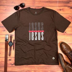 Camiseta Masculina Cinza Jesus Yeshua - Imagem 5