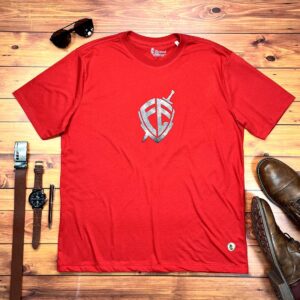 Camiseta Masculina Preta Escudo Fé - Imagem 7