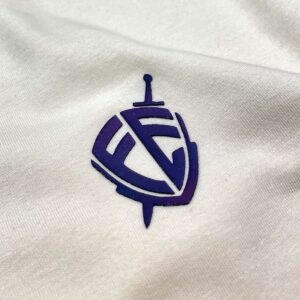 Camiseta Masculina Off White Escudo Fé Detalhe - Imagem 2