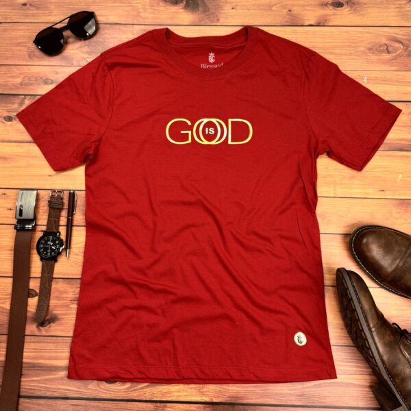 Camiseta Masculina Preta God is Good