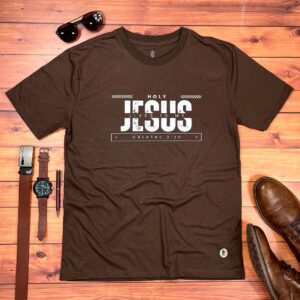 Camiseta Masculina Preta Holy Jesus Lives In - Imagem 6